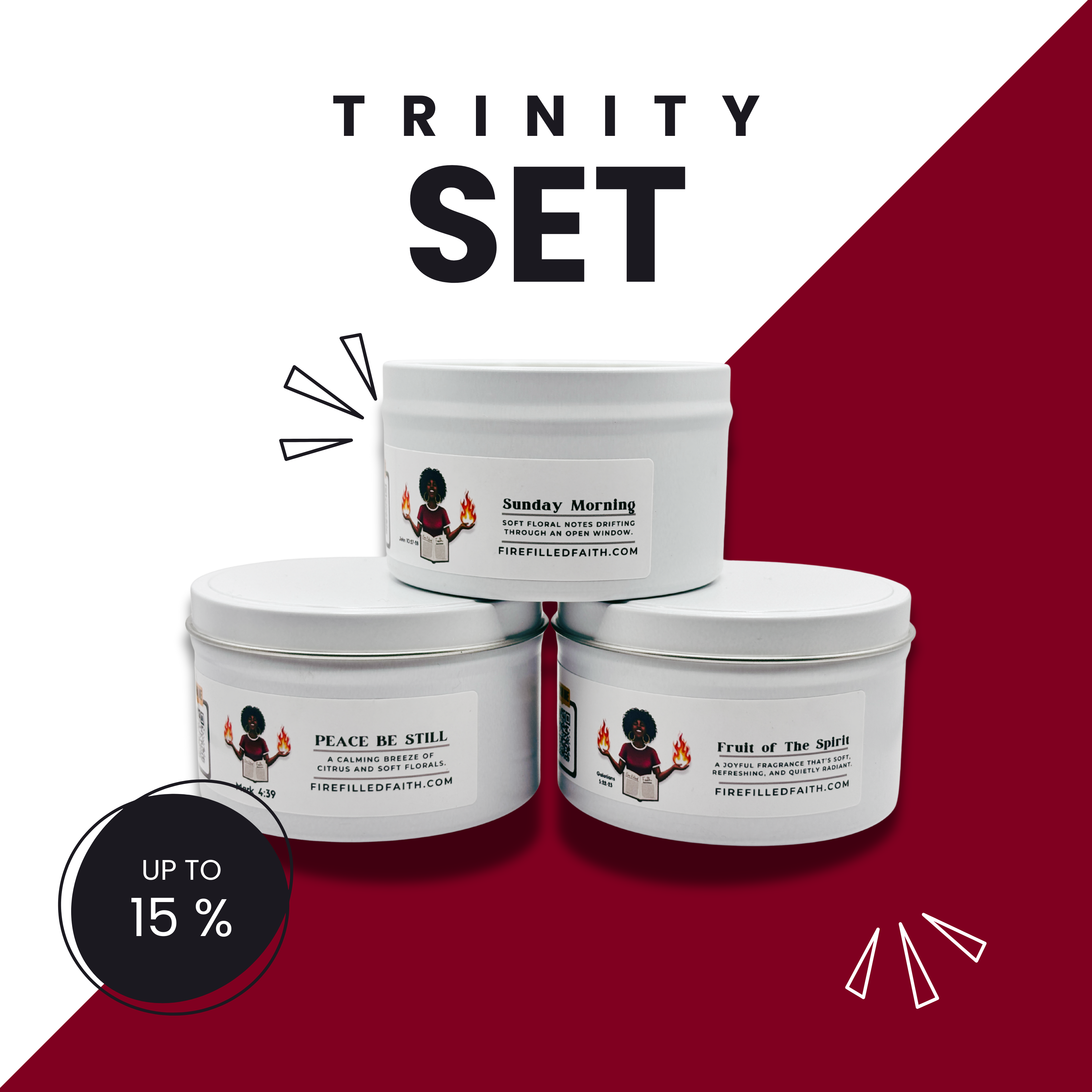 4oz Trinity Set